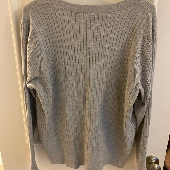 Lane Bryant light gray cardigan - Picture 6 of 6